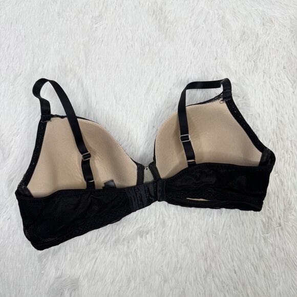 NATORI / black Geo Icon Sweetheart Contour bra / 36DD - Picture 2 of 7
